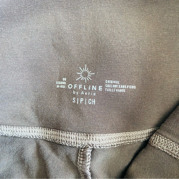 aerie Hi-Rise Leggings Brown Sz Small - Picture 8 of 9